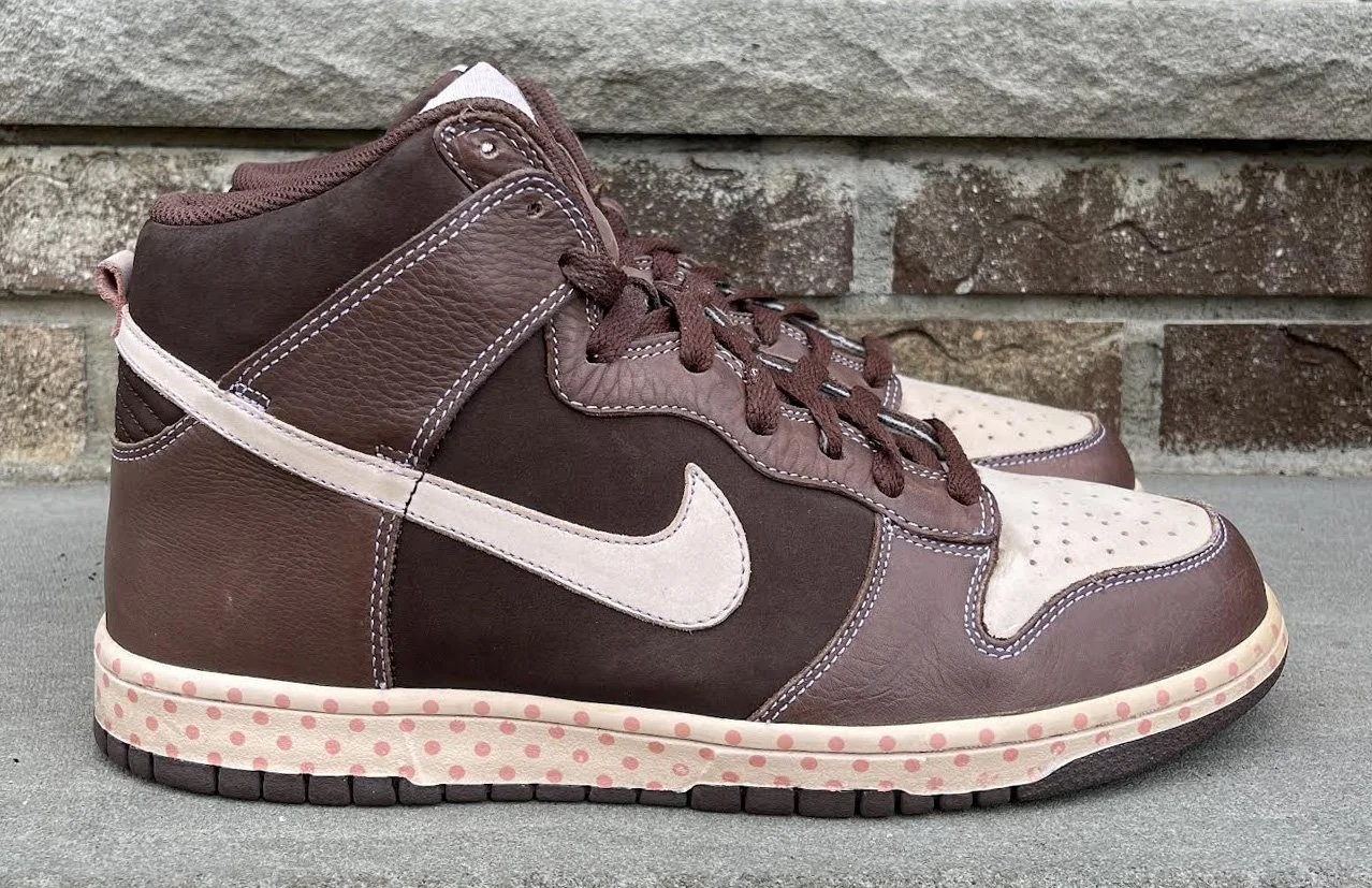 Nike Dunk High Premium Dark Cinder / Pink (Size 10.5) 